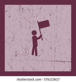 man flag icon