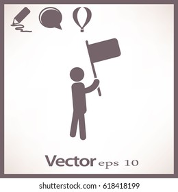man flag icon