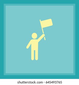 man flag icon