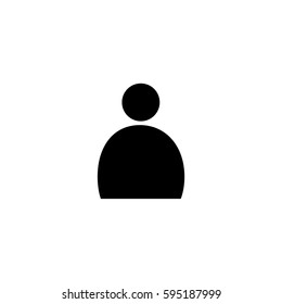Man flat icon
