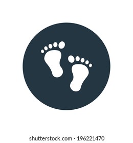 man footprints icon