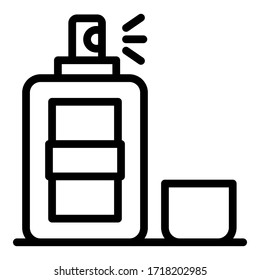 Man french perfume icon. Outline man french perfume vector icon for web design isolated on white background