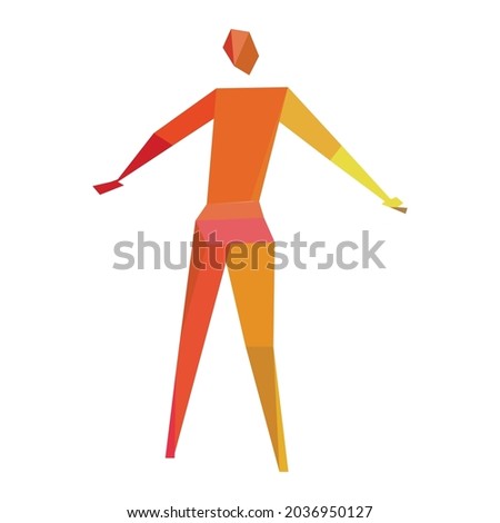 man with fungal disease vector. man having fungus  3D vector illustration. fungal disease man icon.