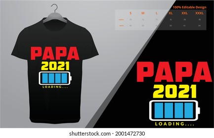The Man funny quote papa print template for t-shirt Design Template