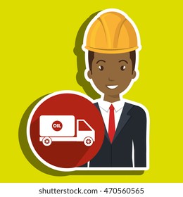 man gallon gasoline icon vector illustration graphic