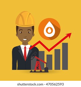 man gasoline station vector illustration graphic eps 10