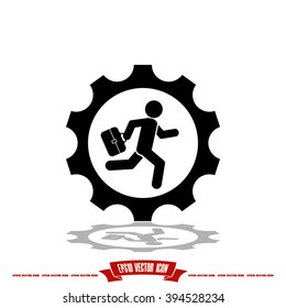 man in gear icon