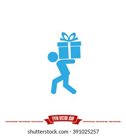 man gift icon 