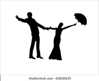 man and girl