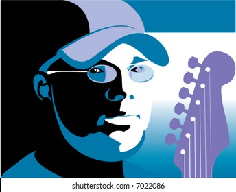 man with giutar