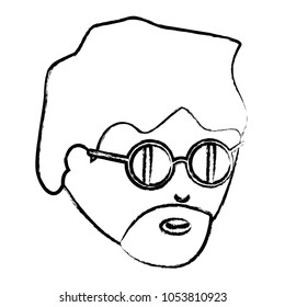 man with glasses 