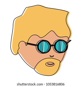 man with glasses 