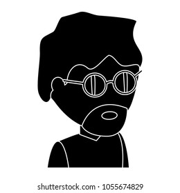 man with glasses 