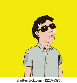 Man with glasses
