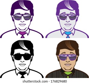 Man with glasses