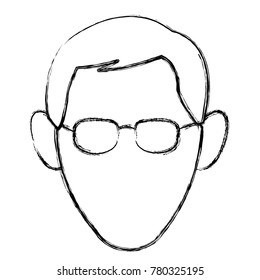 Man with glasses avatar
