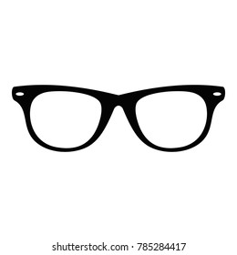 Man glasses icon. Simple illustration of man glasses vector icon for web