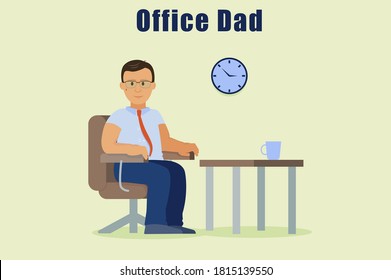 a man with glasses sits in front of a table in an office