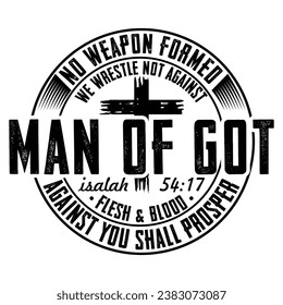 Man of God gift jesus t-shirt design