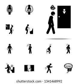 man, going, pee icon. Pain People icons universal set for web and mobile