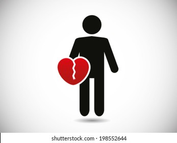 Man got Heart Broken