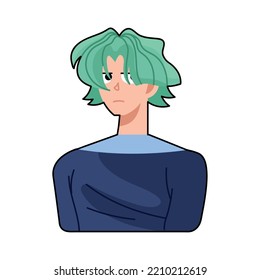 Man With Green Hair Anime