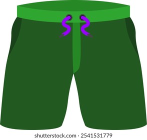 man green swimsuit vector icon