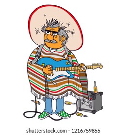 man with guitar