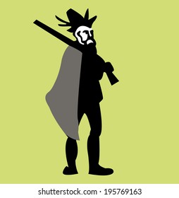 Man with gun