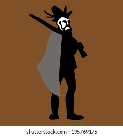 Man with gun