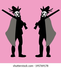 Man with gun