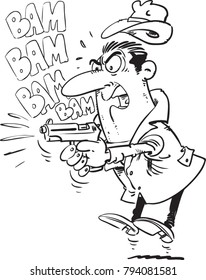 Man with gun