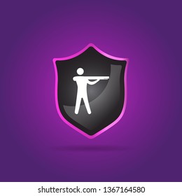 man with gun icon