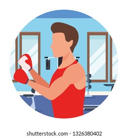 man in the gym
