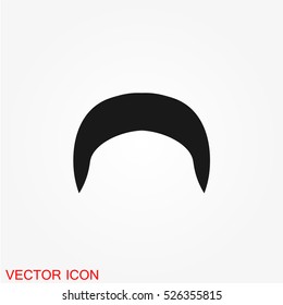 Man hair style icon vector