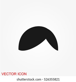 Man hair style icon vector
