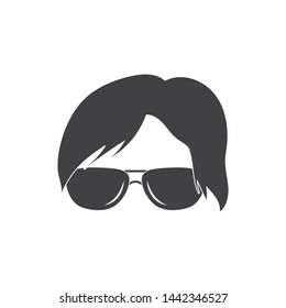 man hairstyle element icon vector illustration design