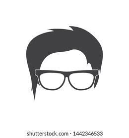 man hairstyle element icon vector illustration design