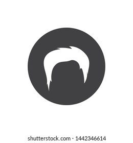 man hairstyle element icon vector illustration design