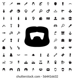man hairstyle icon illustration isolated vector sign symbol