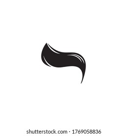 man hairstyle illustration logo vector