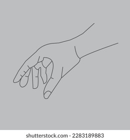 Diseño vectorial de Artline manual  
