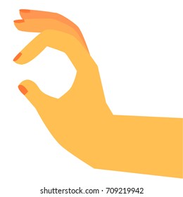 Man Hand - Holding Something, at Transparent Effect Background
