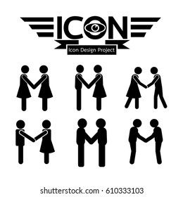 Man Handshake Icon