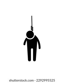 icono man hang, mejor icono plano vector.