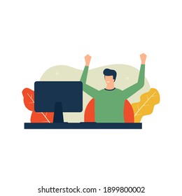 Gute Arbeit mit seinem Computer