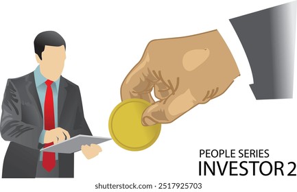 man has investor invested money