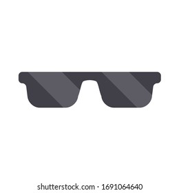 Mann Hut und Brille. Vektorillustration, Abbildung EPS10.