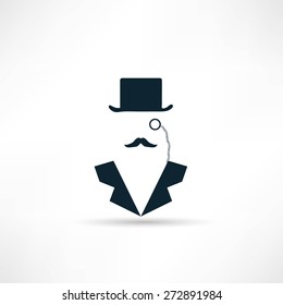 Man in the hat icon
