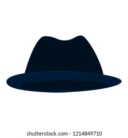 Man hat icon. Cartoon of man hat vector icon for web design isolated on white background